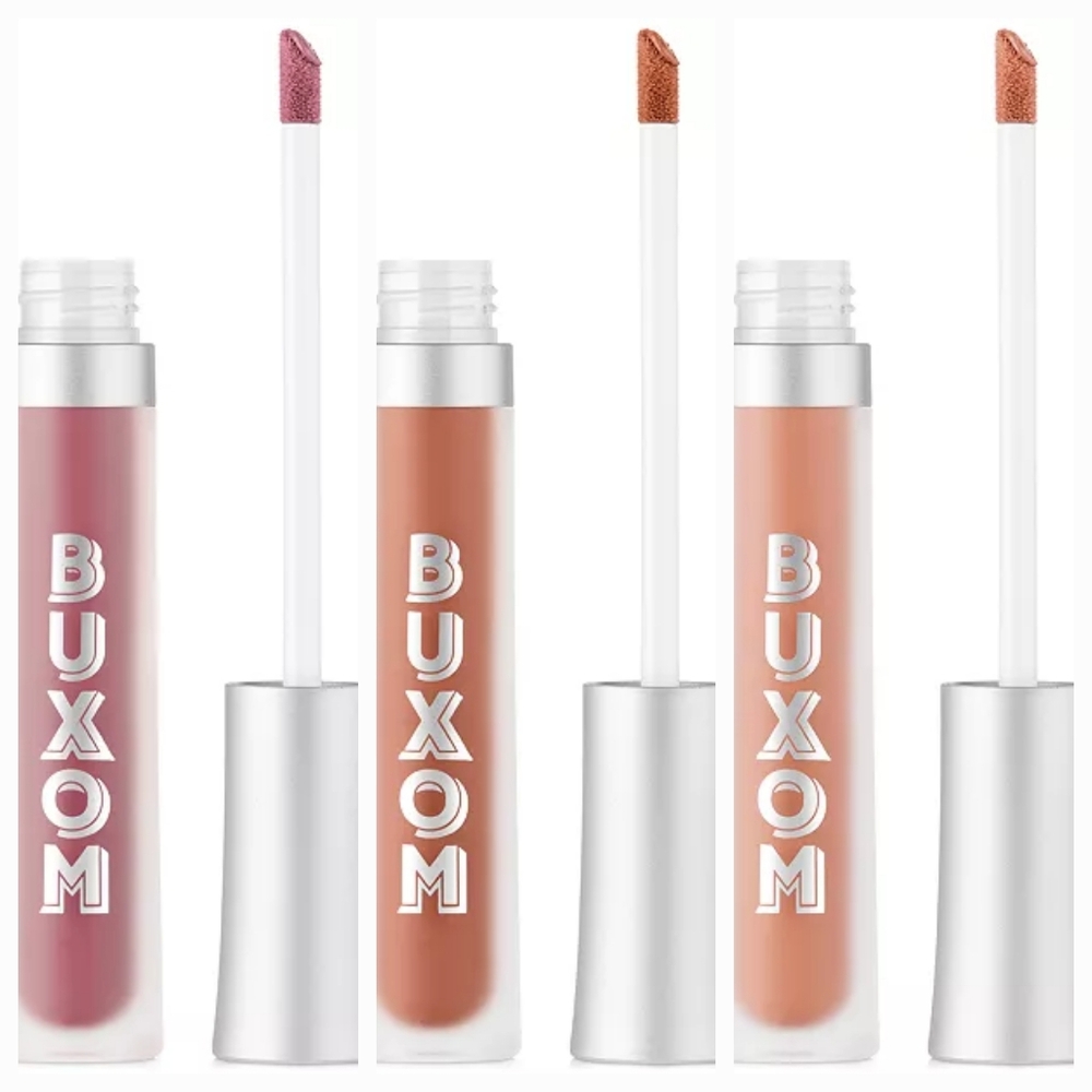 3 Buxom Full-On™ Plumping Lip Mattes in Brunching, Dolly, & Catching Rays, NIB